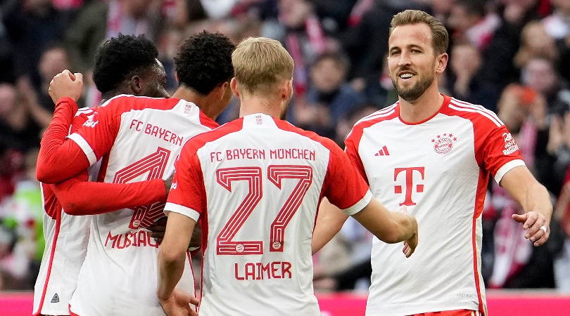 Neuer returns as Kane hits hat-trick and scores from own half in 8-0 win for Bayern