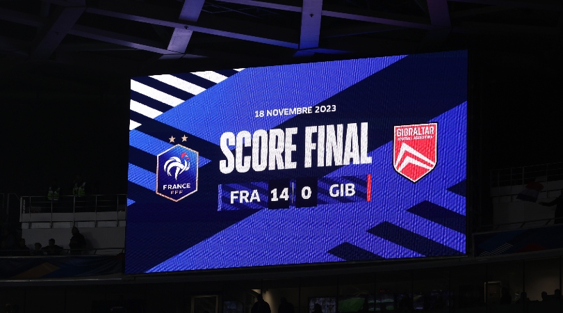 France 14-0 Gibraltar: How does Les Bleus' huge Euro 2024 qualifying win compare to other one-sided international match-ups?