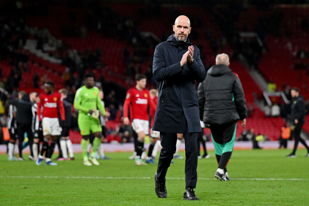 Erik ten Hag 93% backed in Premier League manager sack race - as odds on Manchester United boss' dismissal are slashed