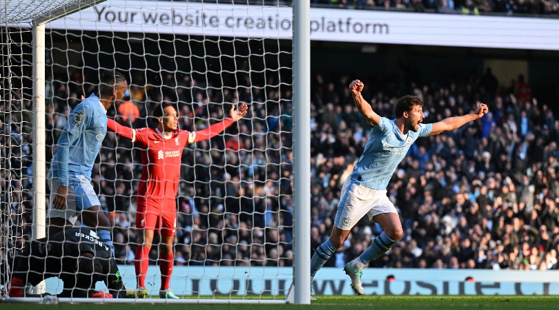 Manchester City 1-1 Liverpool: Were Reds fortunate as VAR disallowed Ruben Dias effort for Manuel Akanji foul on Alisson Becker after the Brazilian dropped the ball?
