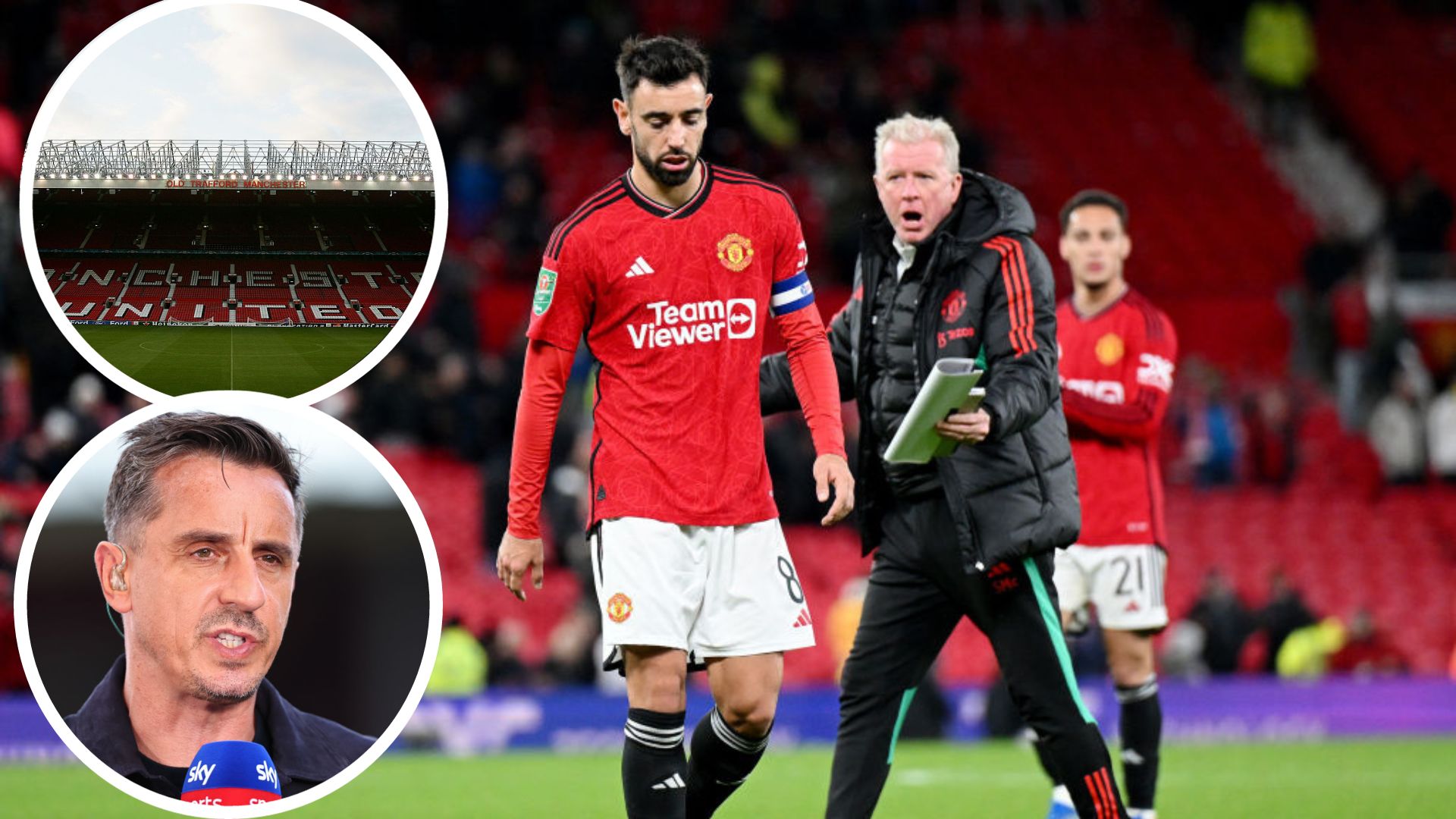'Theatre of Nothing': Gary Neville rants at 'woeful' Manchester United performances following another humiliating defeat