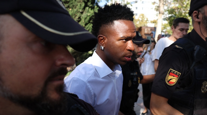 Real Madrid's Vinicius Junior on what should happen to racist fans after Mike Maignan abuse
